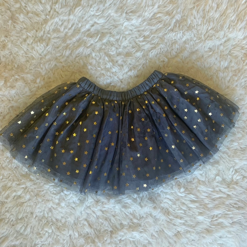 Gymboree tutu Gray and gold